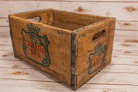 Antique Wood And Metal Box 